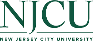 The logo of New Jersey City University (NJCU) showcases bold green initials "NJCU" above the phrase "New Jersey City University" in a deep green font on a white background, reflecting their commitment to providing top-notch education programs, including online Master's in Education.