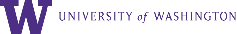 Logo of the University of Washington, featuring a large purple "W" and accompanied by the text "University of Washington" in purple font, symbolizes excellence in education degrees like their online master's in education.